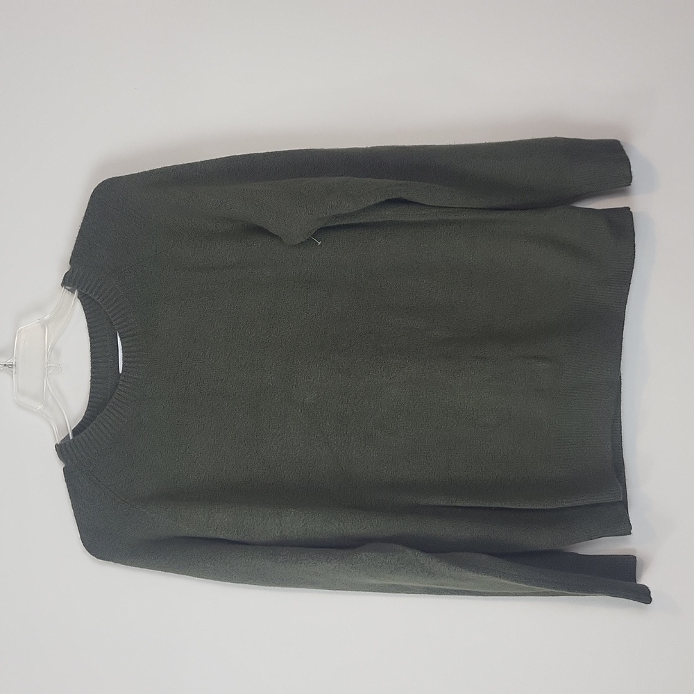 AMAZON ESSENTIALS Green Classic-Fit Soft Touch Long Sleeve Crewneck Sweater -XXL